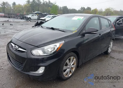 2013 Hyundai Accent Se из США, поврежденный, VIN KMHCU5AE9DU087027